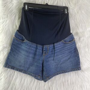 Isabel Maternity by Ingrid &‎ Isabel Womens 4 Crossover Panel Shorts Midi Short